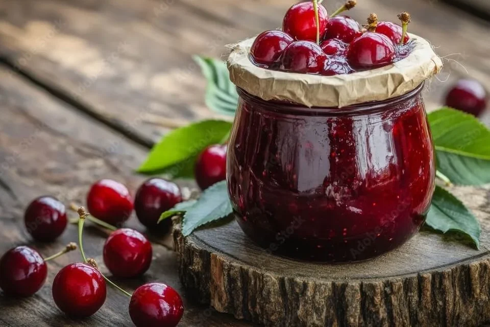 "Classic Cherry Preserves Recipe"