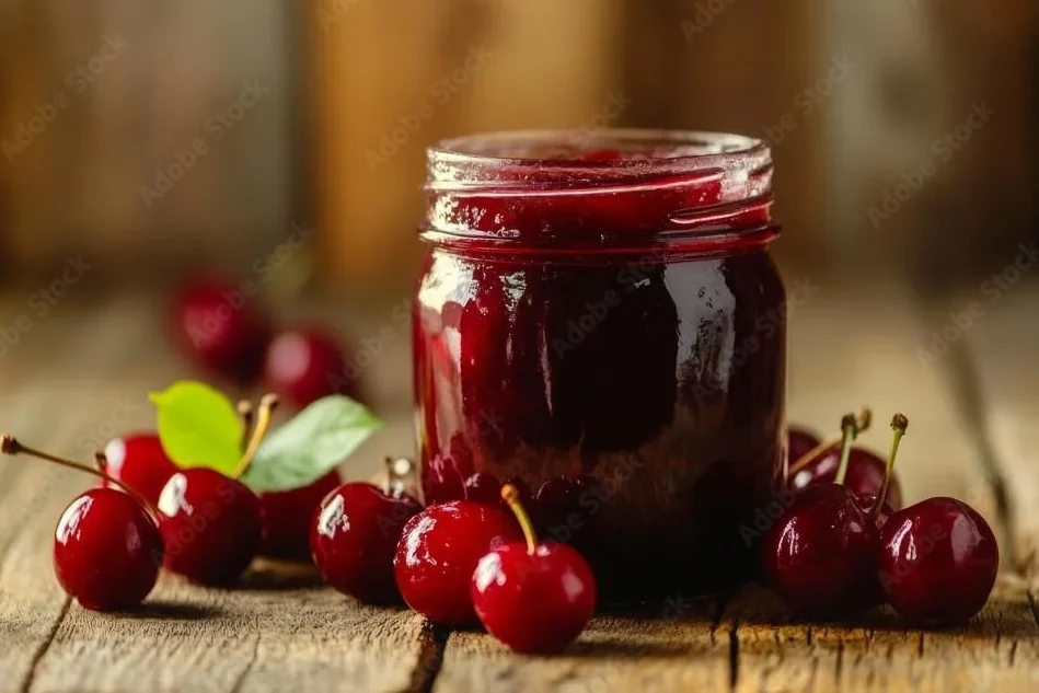 "Homemade Cherry Preserves Recipe"