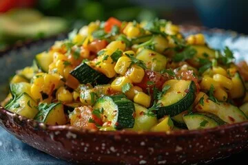 "Easy calabacitas recipe, a savory and flavorful Mexican vegetable dish"