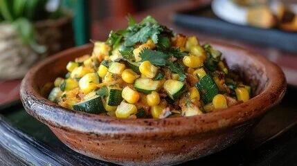 "Tasty calabacitas recipe with zucchini and corn"