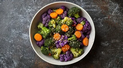 Fresh Broccoli Cauliflower Salad