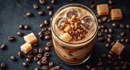 "Homemade Brown Sugar Shaken Espresso"