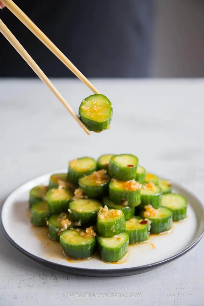 "Din Tai Fung-Inspired Cucumber Salad Recipe"