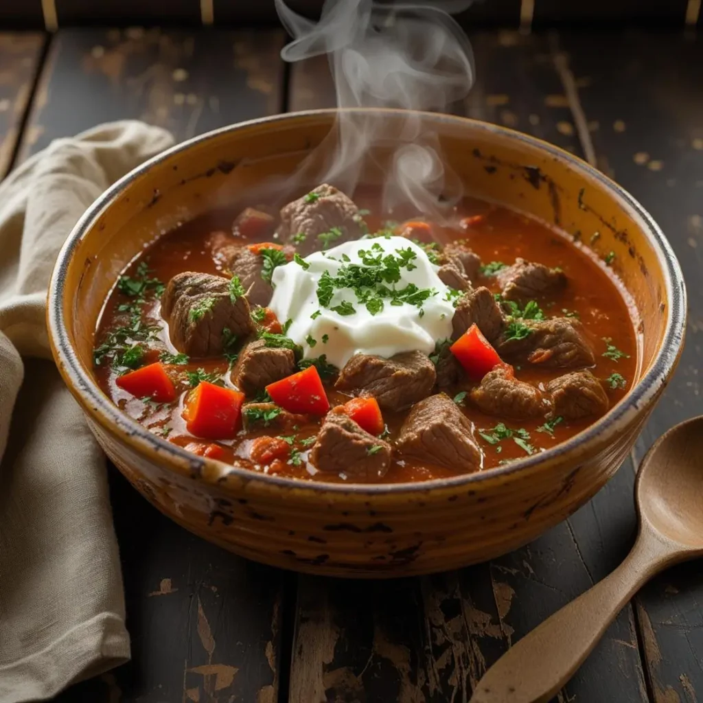 Beef Goulash Recipe: The Ultimate Comfort Food for Busy Families {Slow Cooker or Oven}
