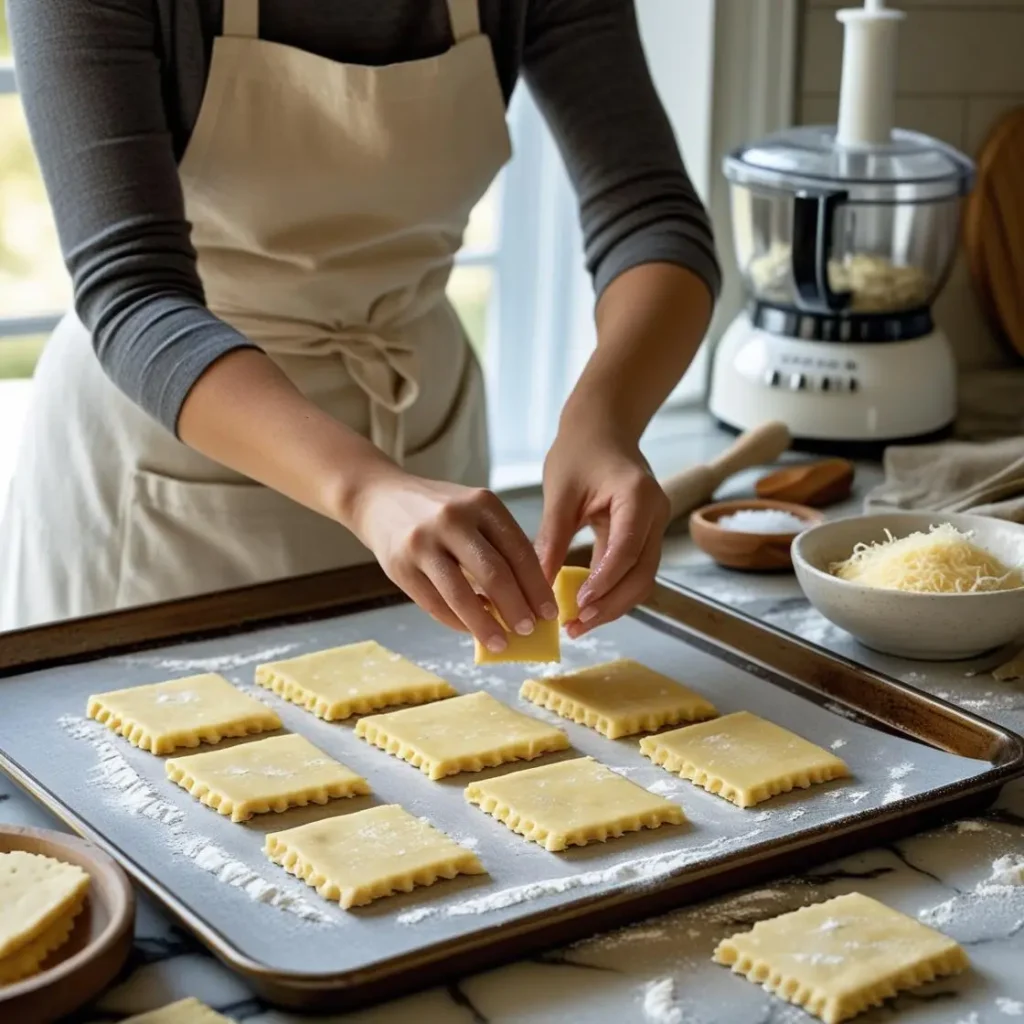 A lifestyle shot showing the baking process in action, great for engaging readers with the homemade aspect