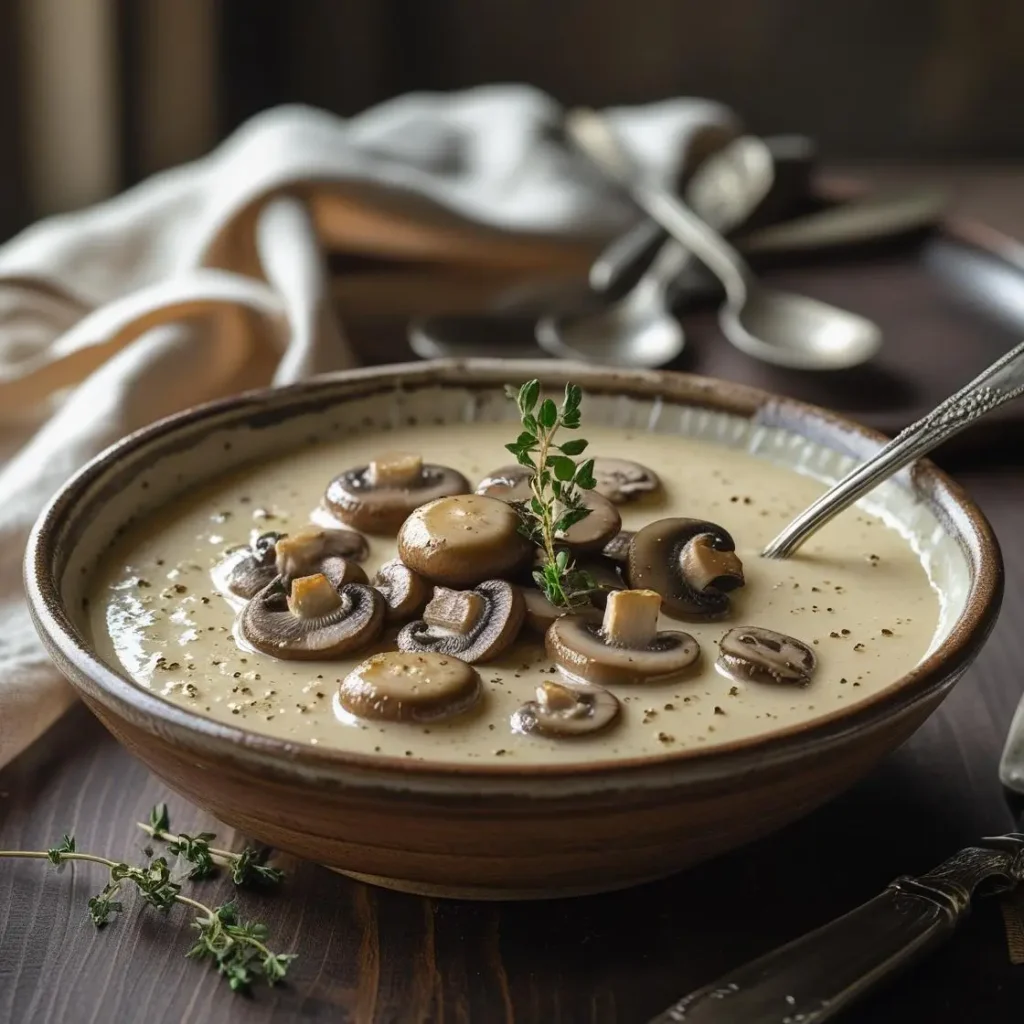 The Best Creamy Garlic Mushroom Sauce Recipe