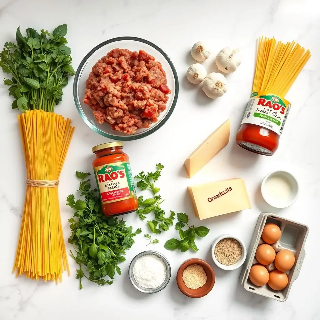 "Golden meatballs being added to marinara sauce in skillet"