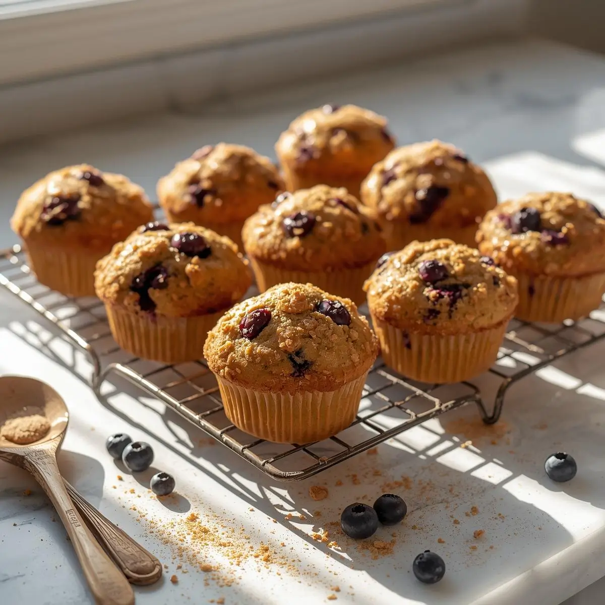 blueberry muffins